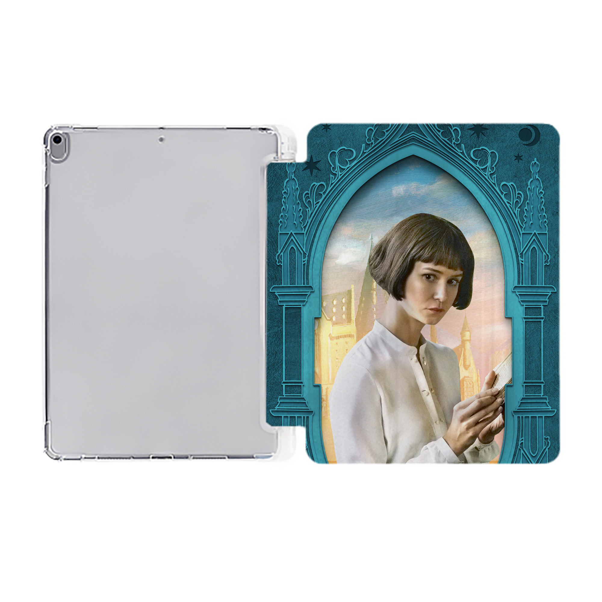 （画像用） Harry Potter ハリー・ポッターシリーズ IPad ケース ペン収納付き 三つ折りスタンド PUレザー×シリコン 対応機種9.5/10.5/10.9インチ